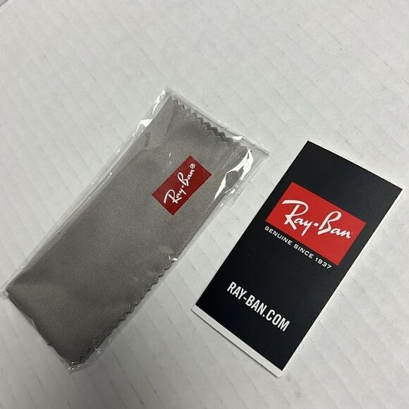 Ray Barn Black Sunglasses Case and Cleaning Cloth - Picture 2 of 11